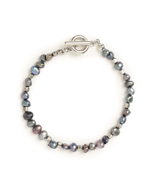 SHIPS any（シップス エニィ）の「SHIPS any: 淡水パール ブレスレット◇（ブレスレット・メンズ・ホワイト/ブラック・ONE SIZE）」の7枚目の写真