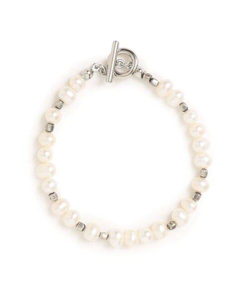 SHIPS any（シップス エニィ）の「SHIPS any: 淡水パール ブレスレット◇（ブレスレット・メンズ・ホワイト/ブラック・ONE SIZE）」の8枚目の写真