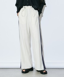 Lui's | ドロストストライプラインパンツ(スラックス)
