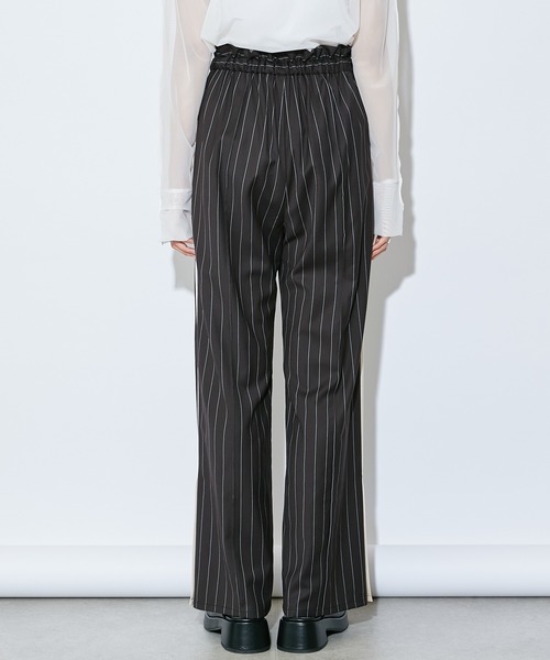 Lui's（ルイス）の「ドロストストライプラインパンツ（スラックス・レディース・ブラック/ホワイト・FREE）」の13枚目の写真