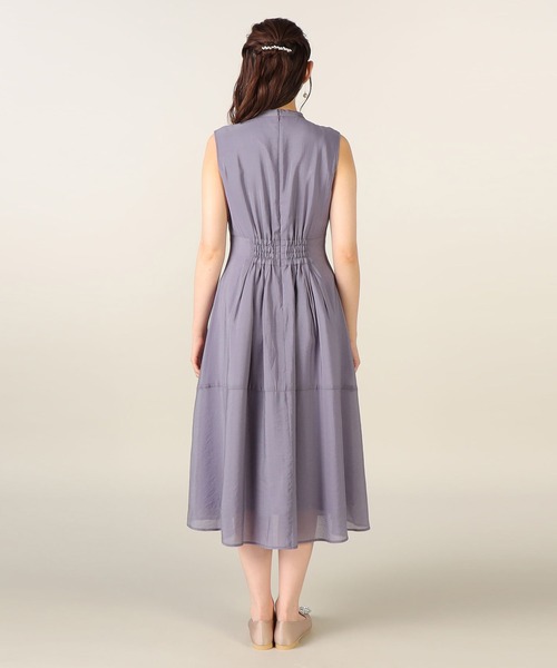 LAISSE PASSE(レッセパッセ)の「タックシャツワンピース(シャツワンピース・レディース・ラベンダー/グレイッシュブルー/イエロー・SMALL/MEDIUM)」の20枚目の写真