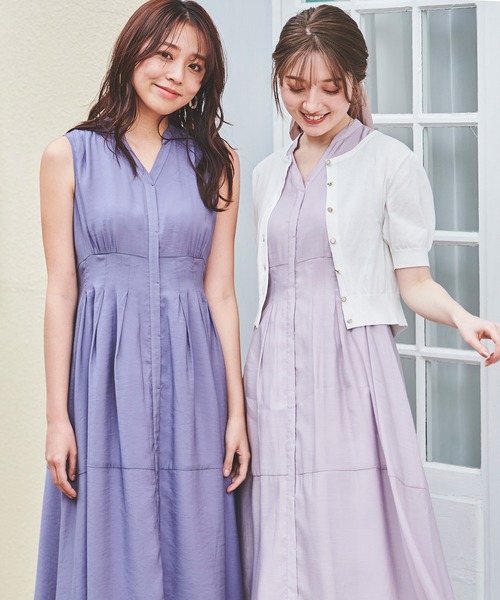 LAISSE PASSE（レッセパッセ）の「タックシャツワンピース（シャツ