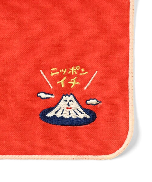BEAMS JAPAN(ビームス ジャパン)の「ニューレトロ / 別注 縁起物 刺しゅう ハンドタオル(ハンカチ/ハンドタオル・レディース・オフホワイト/レッド/ネイビー・ONE SIZE)」の17枚目の写真