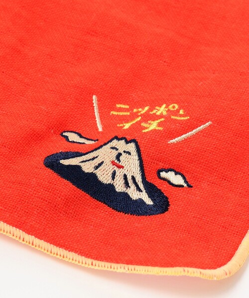 BEAMS JAPAN(ビームス ジャパン)の「ニューレトロ / 別注 縁起物 刺しゅう ハンドタオル(ハンカチ/ハンドタオル・レディース・オフホワイト/レッド/ネイビー・ONE SIZE)」の18枚目の写真