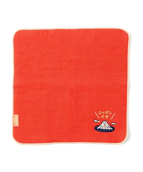 BEAMS JAPAN(ビームス ジャパン)の「ニューレトロ / 別注 縁起物 刺しゅう ハンドタオル(ハンカチ/ハンドタオル・レディース・オフホワイト/レッド/ネイビー・ONE SIZE)」の20枚目の写真