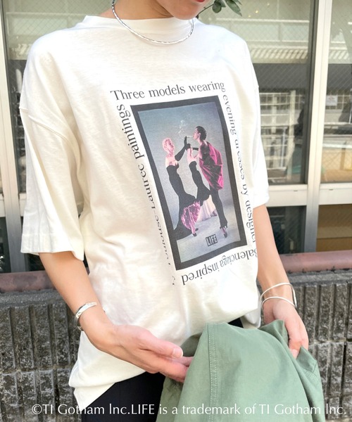 Omekashi(オメカシ)の「【GOOD ROCK SPEED 】LIFE maison Tシャツ B(Tシャツ/カットソー・レディース・アイボリー・FREE)」の3枚目の写真