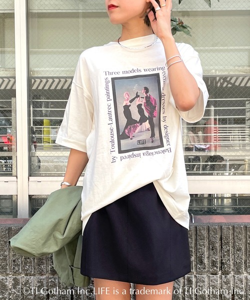 Omekashi(オメカシ)の「【GOOD ROCK SPEED 】LIFE maison Tシャツ B(Tシャツ/カットソー・レディース・アイボリー・FREE)」の5枚目の写真