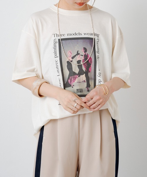 Omekashi(オメカシ)の「【GOOD ROCK SPEED 】LIFE maison Tシャツ B(Tシャツ/カットソー・レディース・アイボリー・FREE)」の19枚目の写真