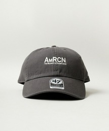 【CLASSY. 8月号掲載】[Americana×JEANS FACTORY/アメリカーナ×ジーンズファクトリー] 別注 47 AMRCN ロゴ刺繍キャップ