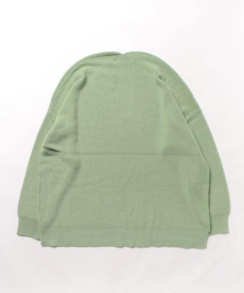 Elura（エルーラ）の「＜2024SS＞ロングセラー！抜け感Vネックニット/オーバーサイズ/163340（ニット/セーター・レディース・ホワイト/ピンク系その他7/グリーン系その他2/ベージュ/ライトベージュ/ブルー系その他3/クリーム/オフホワイト/ネイビー/レッド系その他5・MEDIUM/LARGE/SMALL）」の11枚目の写真