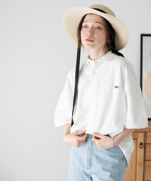 PENNEYS(ぺニーズ)の「∴WEGO/【WEB限定】Penneys別注BIGポロシャツ(ポロシャツ・メンズ・ネイビー/ホワイト/ダークグリーン・MEDIUM/LARGE)」の19枚目の写真