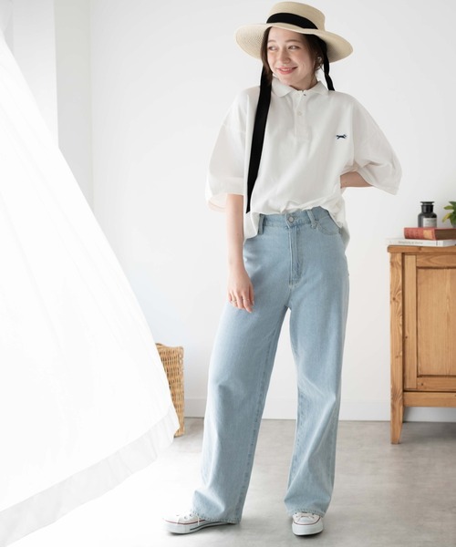 PENNEYS(ぺニーズ)の「∴WEGO/【WEB限定】Penneys別注BIGポロシャツ(ポロシャツ・メンズ・ネイビー/ホワイト/ダークグリーン・MEDIUM/LARGE)」の22枚目の写真