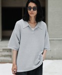 WYM LIDNM | TUCK SKIPPER KNIT POLO(POLO衫)