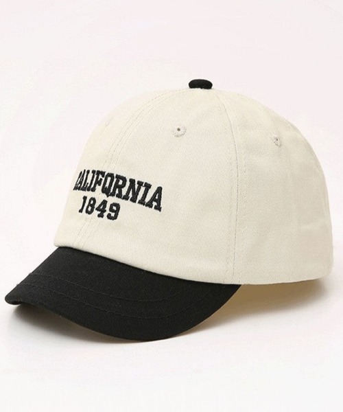 ロゴ刺繍 バイカラーキャップ（キャップ）｜Silly（シリー）の