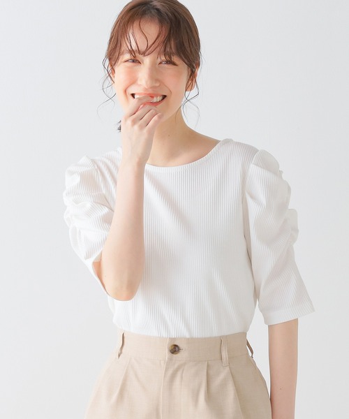 Honeys（ハニーズ）の「パワショルトップス（Tシャツ/カットソー