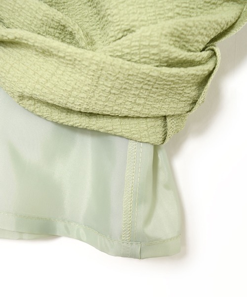 Alley by w closet（アリーバイダブルクローゼット）の「【Alley】袖ボリュームプリンセスワンピース（ワンピース・レディース・ライム/イエロー・FREE）」の17枚目の写真