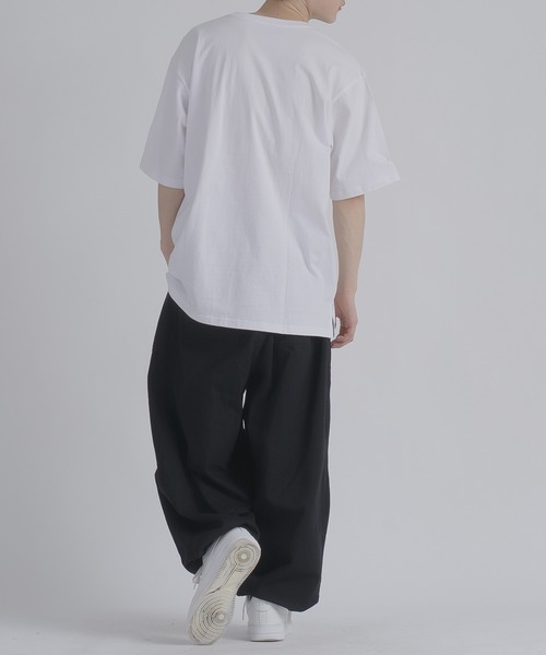 RE730(アールイーセブンサーティー)の「RE730 なみおくんが3人プリント半袖Tシャツ(Tシャツ/カットソー・メンズ・ブラック/オフホワイト・MEDIUM/LARGE/X-LARGE)」の19枚目の写真