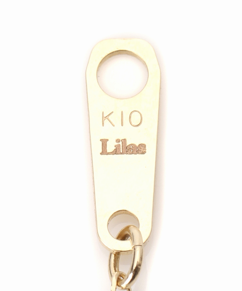 エシカルインディゴパール7mm5ピースチェーンネックレス K10