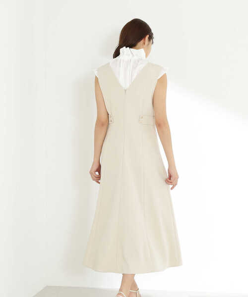 ⭐︎新品⭐︎【Natural Beauty Basic】サイドベルトフレアジャンスカ 楽天市場】Vネックフレアジャンスカ23AW NATURAL BEAUTY BASIC