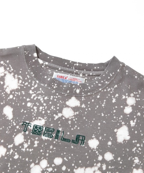 TOBILA（トビラ）の「TOBILA/トビラ　21/-天竺刺繍Tシャツ（Tシャツ/カットソー・レディース・パープル/ベージュ・FREE）」の3枚目の写真