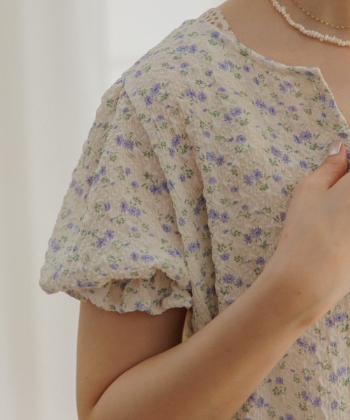 ブラウス シャツ FLORAL ALL OVER PATTERN SHIRT レディース Amazon | 柄シャツ レディース 鶴柄 和風 開襟 ブラウス 長袖 鶴