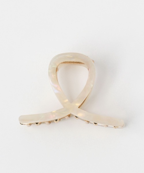 FOREVER 21（フォーエバー トゥエンティーワン）の「マーブルヘアクリップ（バレッタ/ヘアクリップ・レディース・その他/オフホワイト/ピンク/グリーン/ブラウン・FREE）」の2枚目の写真