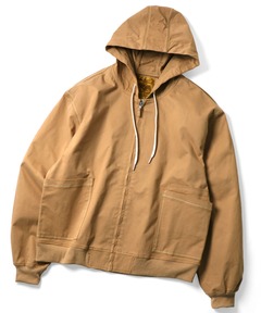 ガーメントウォッシュガーデニングパーカー