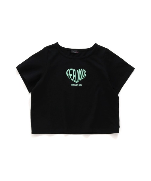 JENNI love（ジェニィラブ）の「ハートロゴチビTシャツ（Tシャツ 