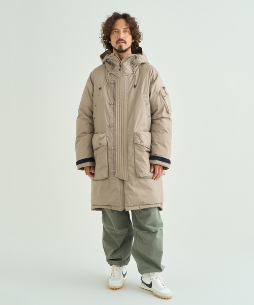 NANGA(ナンガ)の「AURORA TEX DOWN FIELD HALF COAT/オーロラテックス ダウンフィールドハーフコート(ダウンジャケット/コート・メンズ・ブラック/グレー系その他/ベージュ・L/M/S/XL)」の20枚目の写真