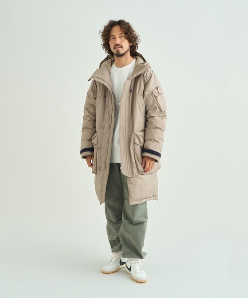 NANGA(ナンガ)の「AURORA TEX DOWN FIELD HALF COAT/オーロラテックス ダウンフィールドハーフコート(ダウンジャケット/コート・メンズ・ブラック/グレー系その他/ベージュ・L/M/S/XL)」の19枚目の写真