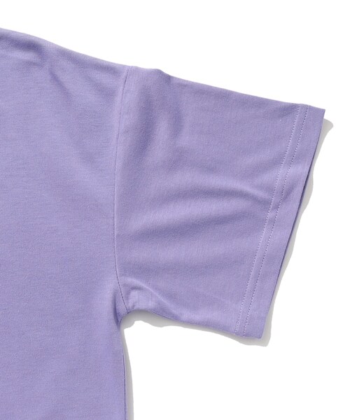 SHOO・LA・RUE（シューラルー）の「◆【110-140cm/接触冷感】五分袖BIGプリントTシャツ（Tシャツ/カットソー・キッズ・ブラック/黄緑系/パープル系4/アイボリー・11/12/13/14）」の8枚目の写真