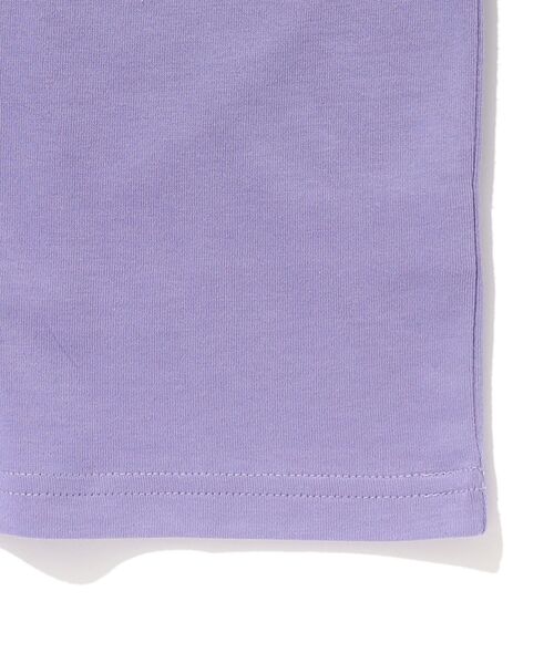 SHOO・LA・RUE（シューラルー）の「◆【110-140cm/接触冷感】五分袖BIGプリントTシャツ（Tシャツ/カットソー・キッズ・ブラック/黄緑系/パープル系4/アイボリー・11/12/13/14）」の9枚目の写真