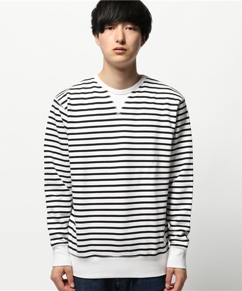 【関税込み】Saturdays NYC ブラック Bowery スウェットシャツ Saturdays NYC Bowery Crewneck Sweatshirt - Midnight | Always