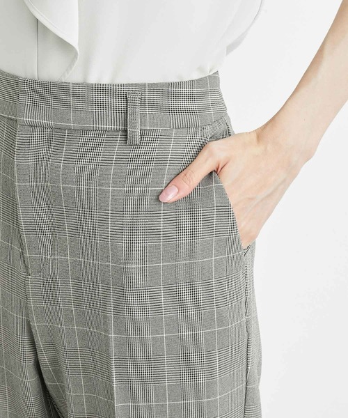 ROPE' PICNIC(ロペピクニック)の「チェックテーパードパンツ/リンクコーデ(その他パンツ・レディース・グレー・40/38/36)」の15枚目の写真