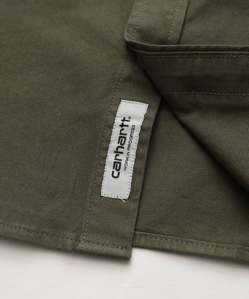 Carhartt WIP（カーハートダブリューアイピー）の「Carhartt WIP/カーハートダブリューアイピー CARHARTT WIP L/S BOLTON SHIRT STORM シャツ ガーメントダイ加工（シャツ/ブラウス・メンズ・カーキ/ブルー・S/M/L）」の17枚目の写真