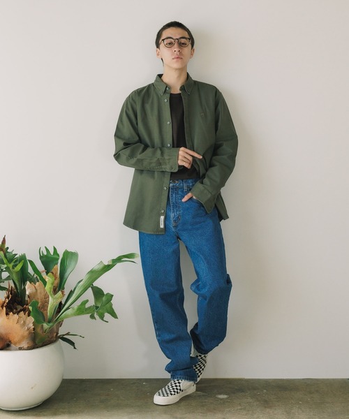 Carhartt WIP（カーハートダブリューアイピー）の「Carhartt WIP/カーハートダブリューアイピー CARHARTT WIP L/S BOLTON SHIRT STORM シャツ ガーメントダイ加工（シャツ/ブラウス・メンズ・カーキ/ブルー・S/M/L）」の9枚目の写真