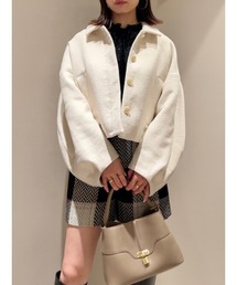 SNIDEL | ウールブレンドショートコート(その他アウター)