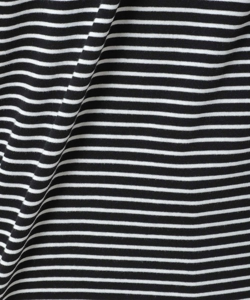 3.3 Field Trip (3.3フィールドトリップ)の「3.3 Field Trip/ボーダーカットSS 2969945(Tシャツ/カットソー・メンズ・ライトベージュ/ブラック・FREE)」の13枚目の写真