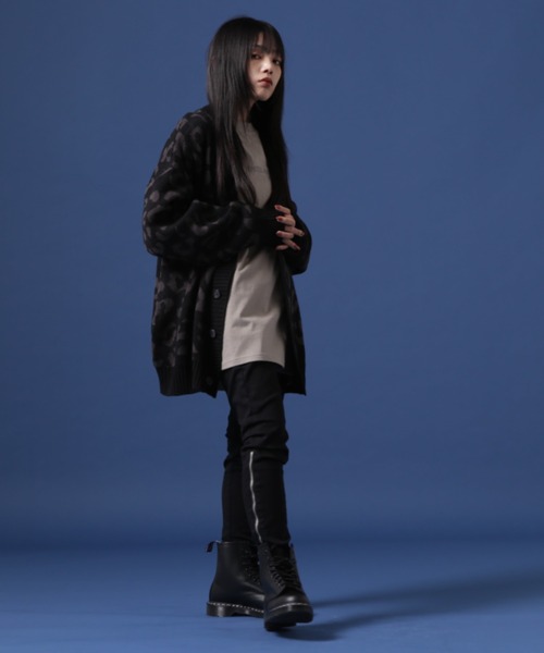 WHITELAND（ホワイトランド）の「【WEB&DEPOT限定】WHITELAND/ホワイトランド/LEOPARD CARDIGAN/カーディガン（カーディガン/ボレロ・レディース・ブラック/ベージュ/アイボリー・FREE）」の15枚目の写真