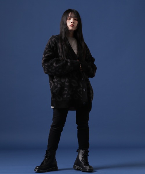 WHITELAND（ホワイトランド）の「【WEB&DEPOT限定】WHITELAND/ホワイトランド/LEOPARD CARDIGAN/カーディガン（カーディガン/ボレロ・レディース・ブラック/ベージュ/アイボリー・FREE）」の16枚目の写真