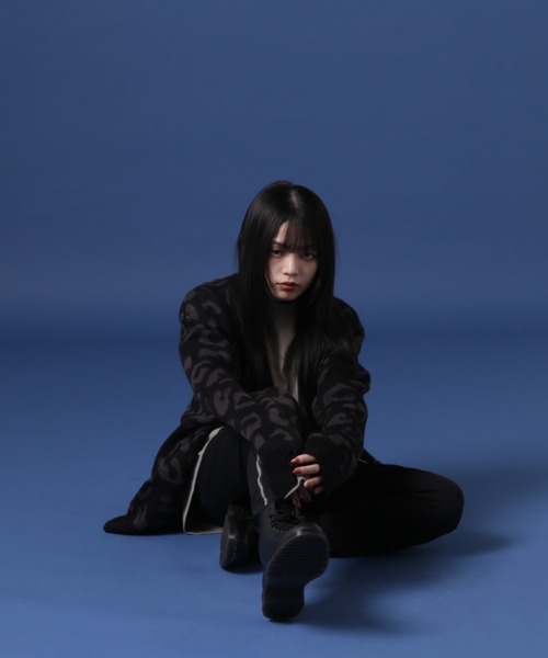 WHITELAND（ホワイトランド）の「【WEB&DEPOT限定】WHITELAND/ホワイトランド/LEOPARD CARDIGAN/カーディガン（カーディガン/ボレロ・レディース・ブラック/ベージュ/アイボリー・FREE）」の18枚目の写真