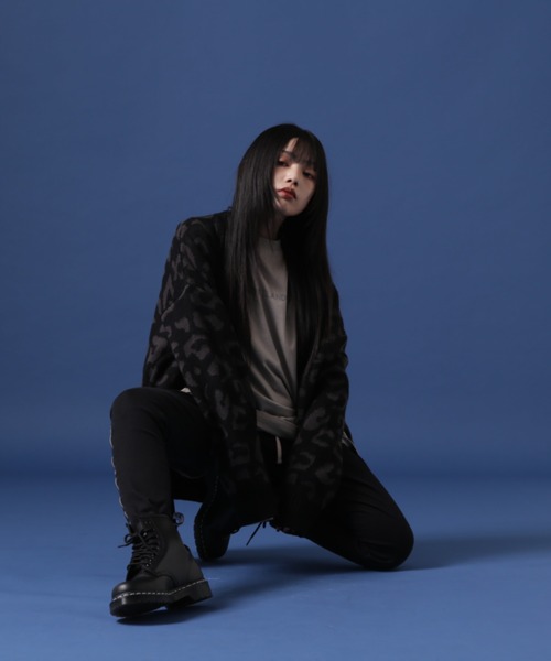 WHITELAND（ホワイトランド）の「【WEB&DEPOT限定】WHITELAND/ホワイトランド/LEOPARD CARDIGAN/カーディガン（カーディガン/ボレロ・レディース・ブラック/ベージュ/アイボリー・FREE）」の19枚目の写真