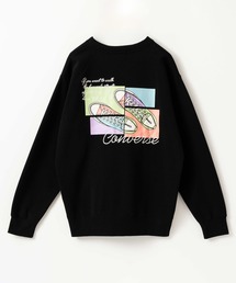 CONVERSE（コンバース）の「CONVERSE コンバース 裏起毛シューズ柄バックプリントトレーナー（スウェット）」