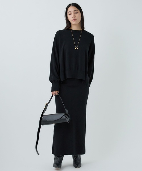 Chaos（カオス）の「Chaos(カオス)/◇佐藤佳菜子さんYouTube紹介◇ レニーリバースカート ◆セットアップ可◆（スカート・レディース・アイボリー/チャコール/モカ/ブラック/サックスブルー/ダークブラウン/カーキ系・FREE）」の9枚目の写真