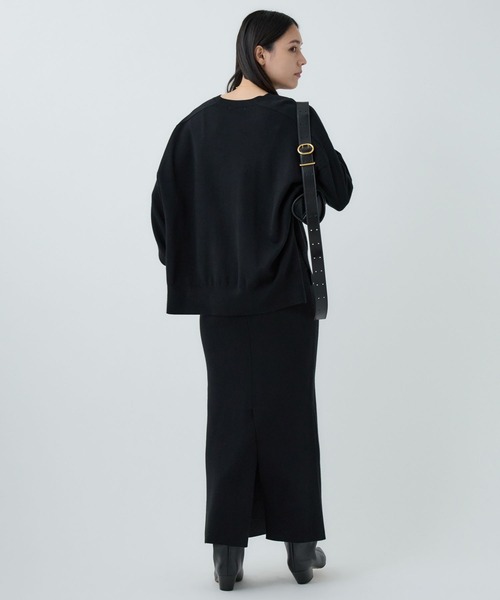 Chaos（カオス）の「Chaos(カオス)/◇佐藤佳菜子さんYouTube紹介◇ レニーリバースカート ◆セットアップ可◆（スカート・レディース・アイボリー/チャコール/モカ/ブラック/サックスブルー/ダークブラウン/カーキ系・FREE）」の11枚目の写真