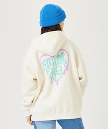 MILKFED. | MELTY HEART ZIP UP HOODIE(パーカー)