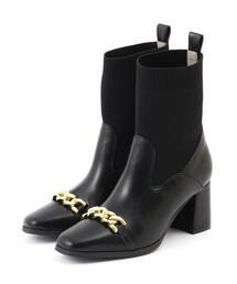 EDIT COLOGNE | 【美人百花10月号掲載 石崎日梨さん着用商品】チェーン付ニットブーツ(ブーツ)