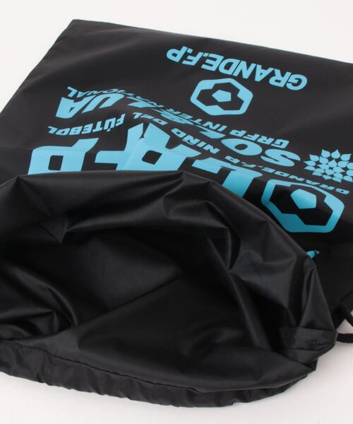 GRANDE FOOTBALL PRODUCTS（グランデフットボールプロダクツ）の「GRANDE.F.P.SOL&LUAナイロンマルチシューズケース（エコバッグ/サブバッグ・メンズ・ロイヤルブルー/レッド/チェリーピンク/オレンジ/ブラック×ブルー/ネイビー/サックスブルー/黄緑系/イエロー×ブラック・ONE SIZE）」の12枚目の写真