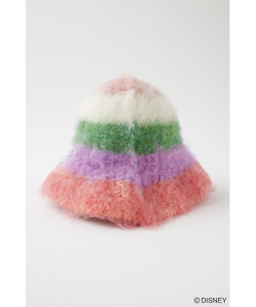 Disney SERIES CREATED by MUS(ディズニーシリーズクリエイテッドバイエムユーエス)の「MD STRIPE KNIT ハット(キャップ・レディース・イエロー/グリーン・FREE)」の6枚目の写真