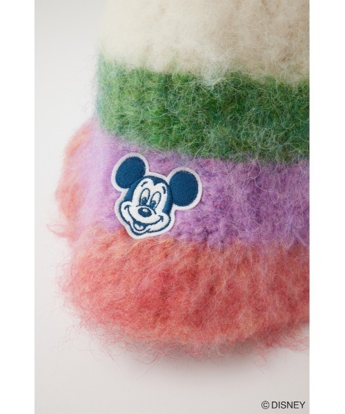 Disney SERIES CREATED by MUS(ディズニーシリーズクリエイテッドバイエムユーエス)の「MD STRIPE KNIT ハット(キャップ・レディース・イエロー/グリーン・FREE)」の8枚目の写真